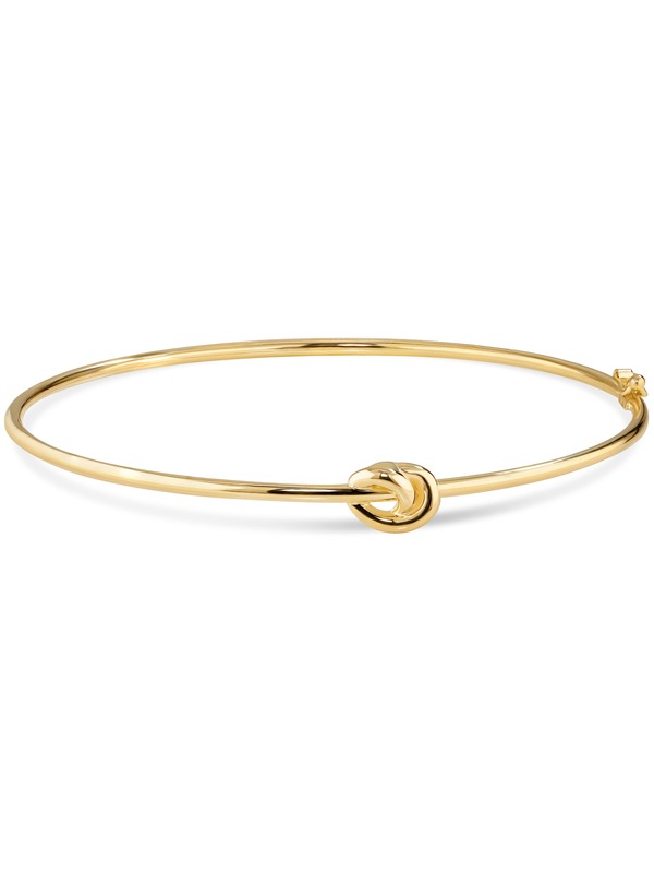 デヴァタ レディース アクセサリー ブレスレット・バングル・アンクレット DEVATA Love Knot Bangle Bracelet in 14K Yellow Gold イエロー