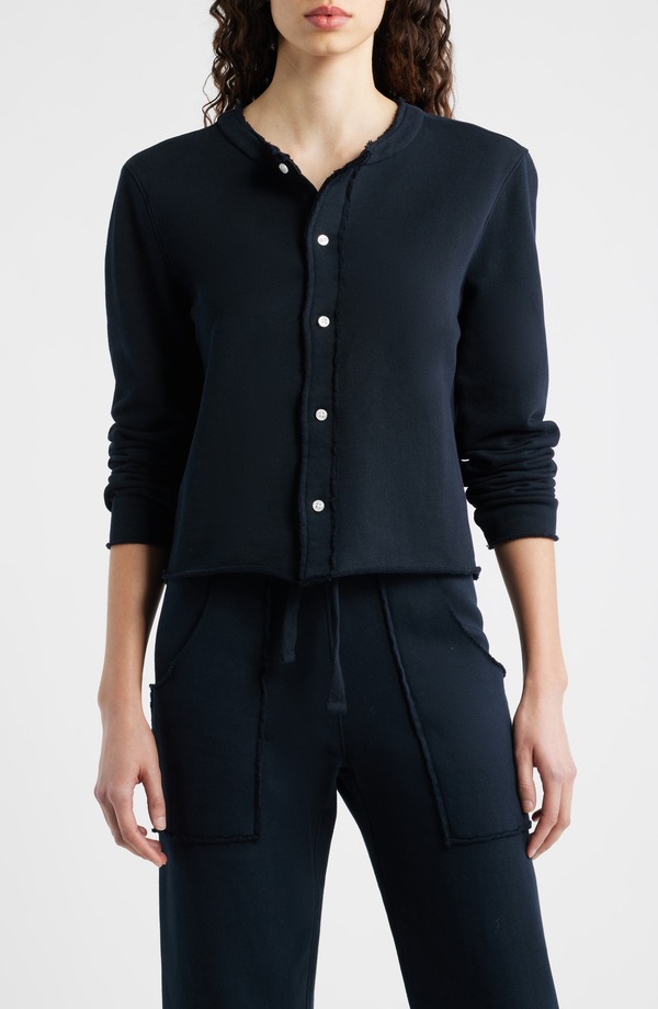 真っ正直 ＆ アイリーン レディース アウター パーカー・スウェット ジレー Frank \u0026 Eileen Jackie Button Front Cardigan British Royal Navy 米国海軍