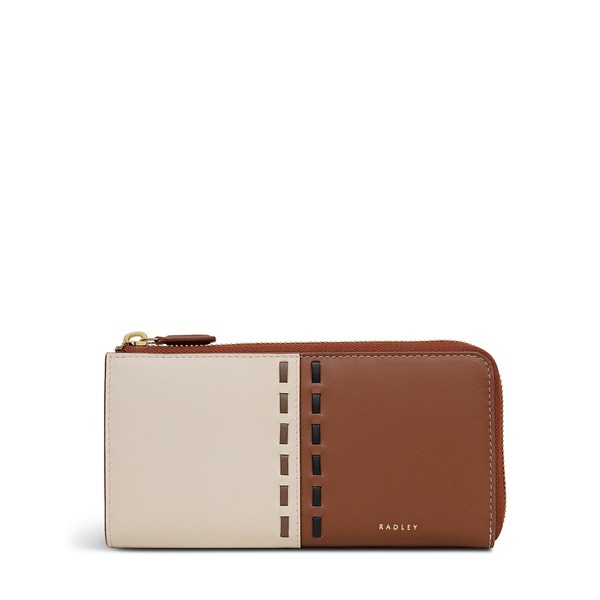 ラドリー レディース 付属品 紙入れ パッチワーク Radley The Abbey - Patchwork Large Zip Around Wallet Salt Lake