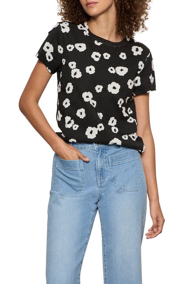 駆け込み寺 レディース トップス プルオーバー Sanctuary The Perfect-Shirt Black Petite Blooms 黒いこと