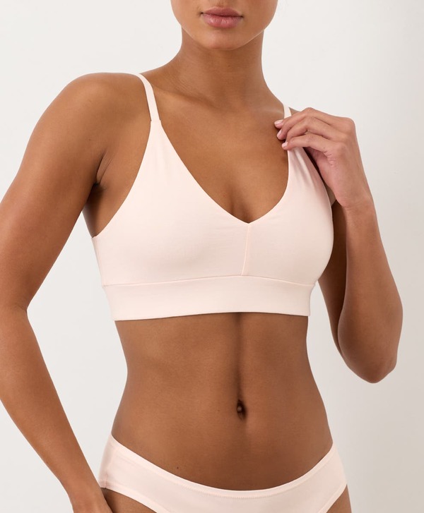 パクト レディース トップス プルオーバー 綿織物 Pact Organicotton Everyday Classic T-Shirt Bra Soft Pink サクラ色