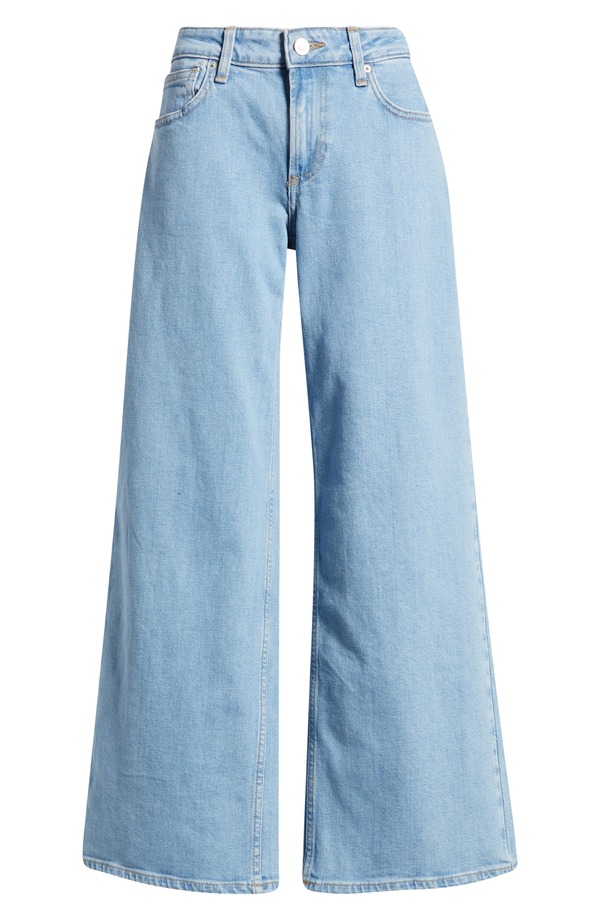 ビーピー レディース ボトムス ジーンズズボン下 ワイドレッグ ローライズ デニム BP. Low Rise Baggy Wide Leg Jeans Palms Wash