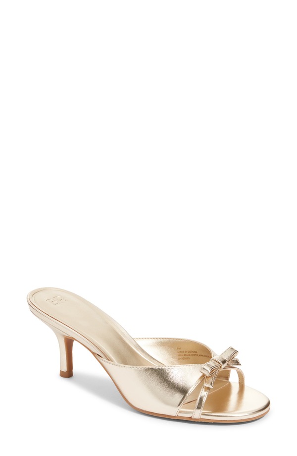 ビーピー レディース シューズ サンダル 踵 BP. Zaya Heeled Sandal Gold Light Metallic ゴールド