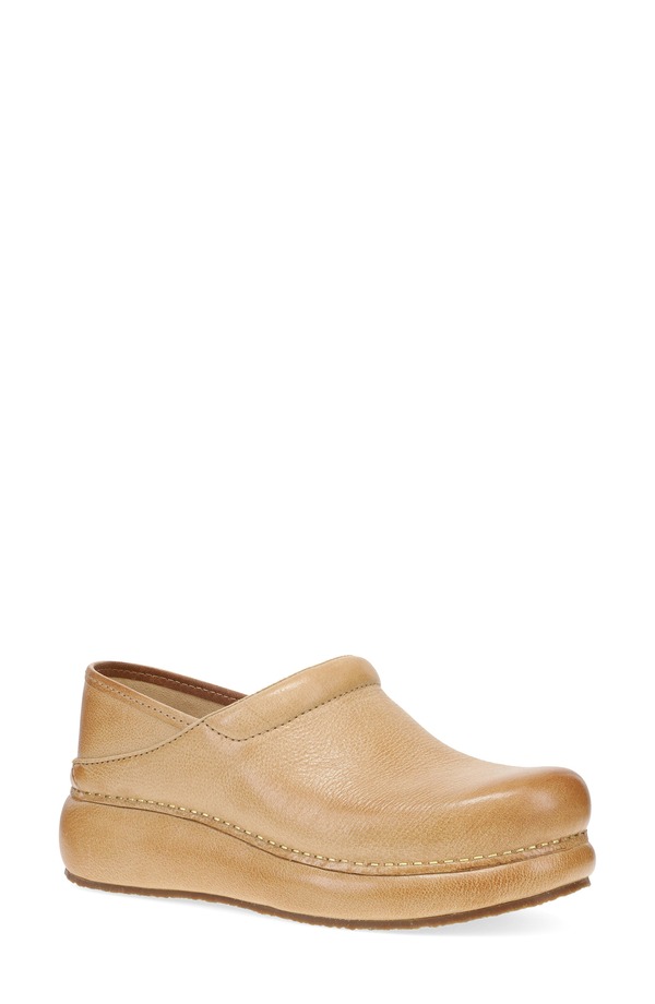 ダンスコ レディース シューズ サンダル プラットフォーム Dansko Platform Pro Clog Honey Distressed|ReVida 店