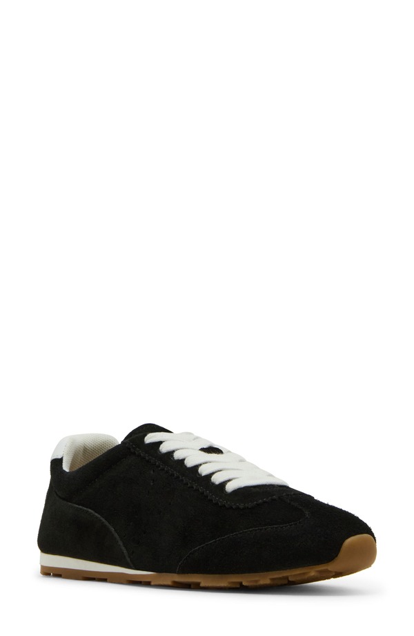金髪 レディース シューズ スニーカー Blondo Carmen Waterproof Sneaker Black Suede 黒いこと