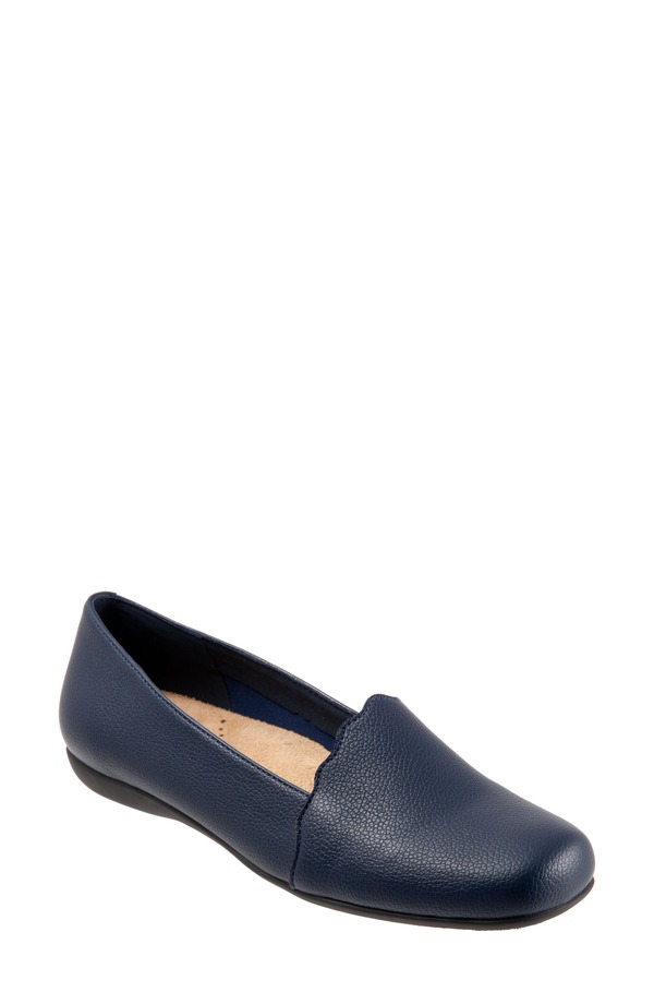 トロッターズ レディース シューズ パンプス Trottersage Flat Navy 米国海軍
