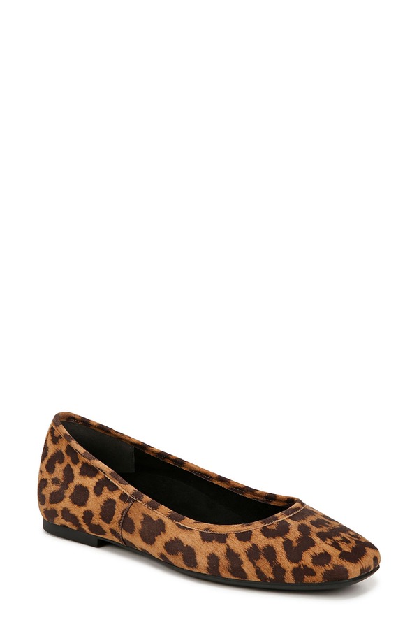 バイオニック レディース シューズ パンプス Vionic Orinda Square Toe Flatan タン
