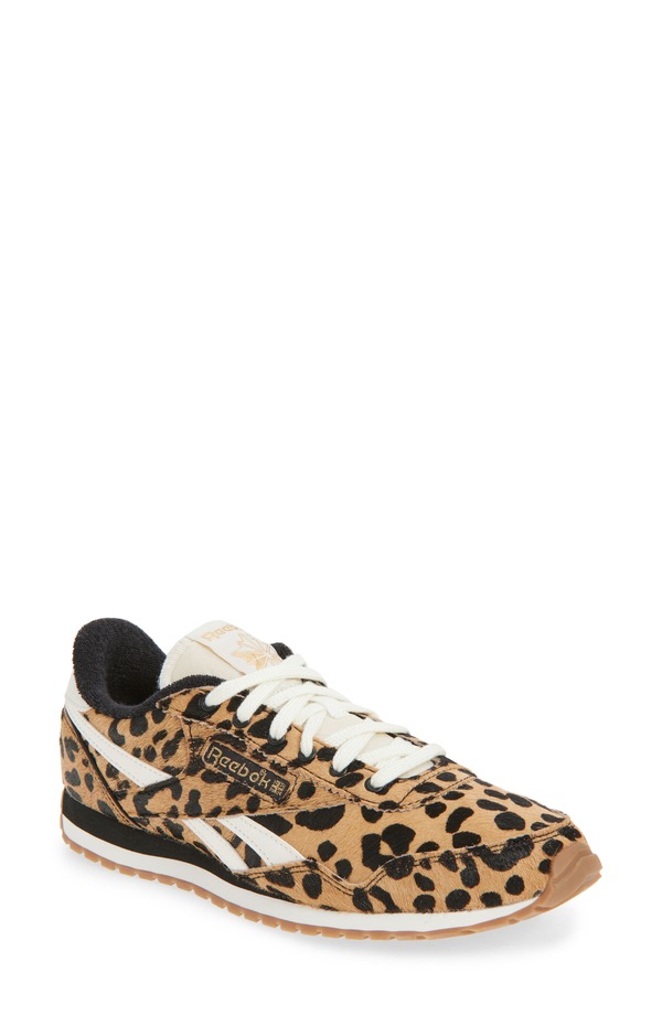 リーボック レディース シューズ スニーカー Reebok Classic AZ Sneaker Cheetah/ Black/ Chalk 車輪止め
