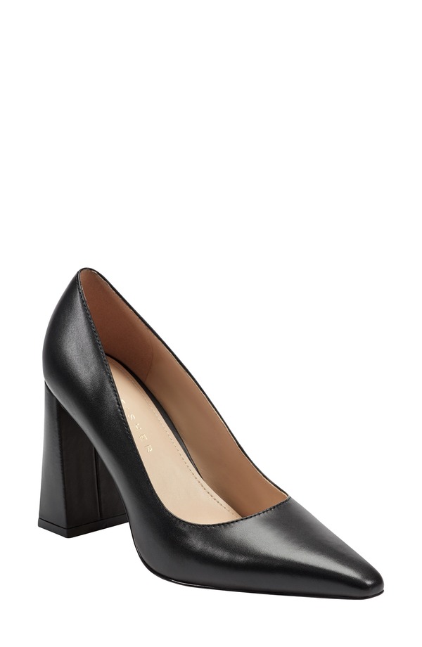 目じるし・フィッシャー レディース シューズ パンプス Marc Fisher LTD Minny Pointed Toe Pump Black 黒いこと