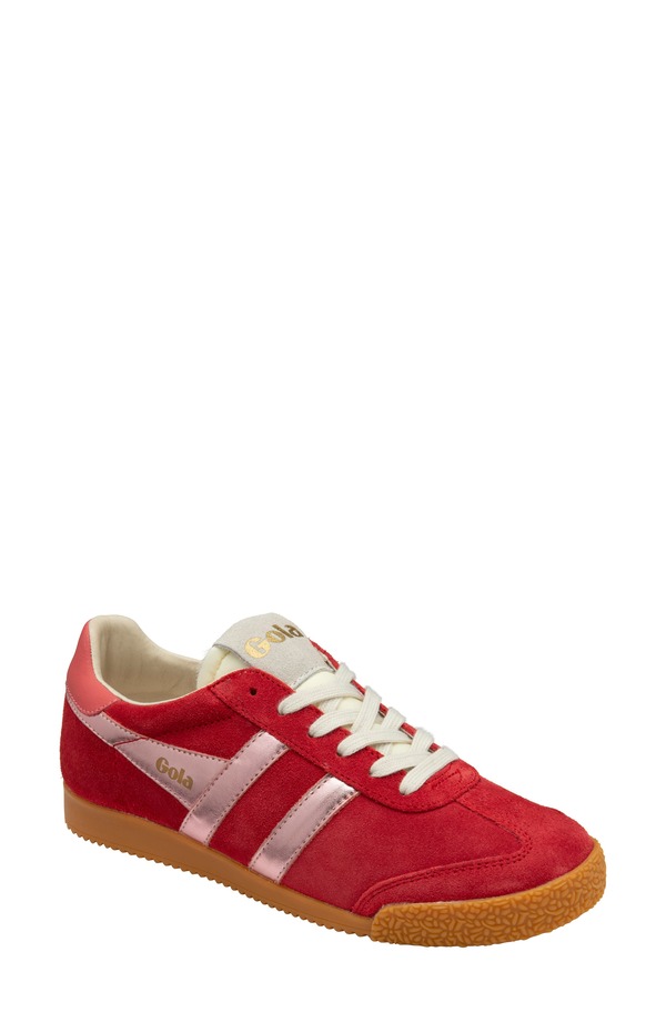 ゴラ レディース シューズ スニーカー Gola Elan Glitz Sneakered/ Pink/ Coral レッド|ReVida 店