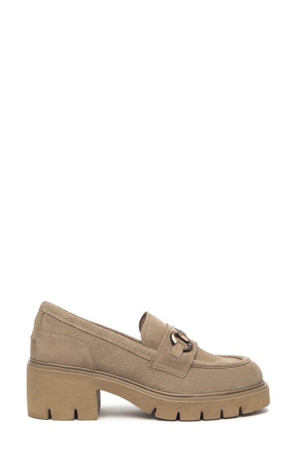 ネーロ ジャルディーニ レディース シューズ スリッポン・ローファー NeroGiardini Lug Sole Loafer Taupe トープ