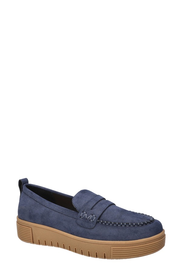 ベラヴィータ レディース シューズ スリッポン・ローファー Bella Vita Bo Penny Loafer - Multiple Widths Available Navy 米国海軍