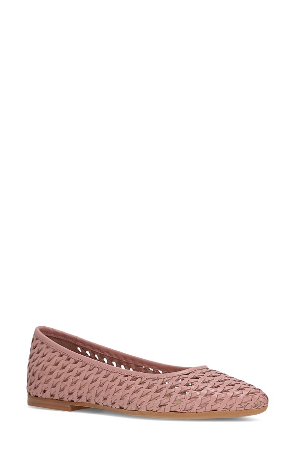 飛球 レディース シューズ パンプス Frye Heather Woven Pointed Toe Flat Cameo Rose ギョリュウモドキ