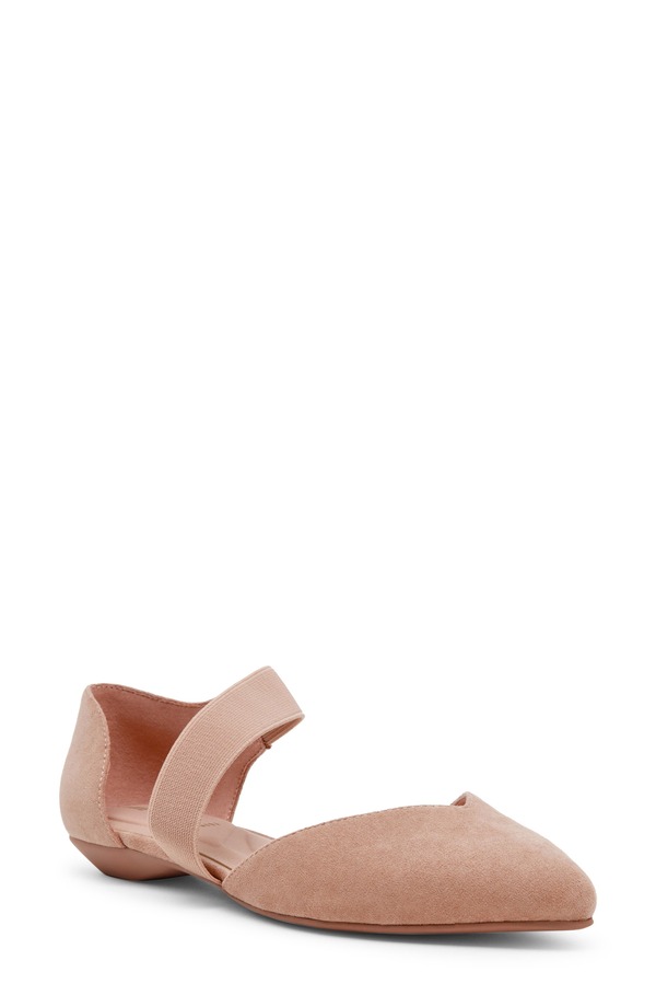 アンクライン レディース シューズ パンプス Anne Klein Oksanna Pointed Toe Flat Natural Blush 毛はらい