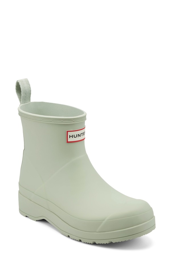 山立ち レディース シューズ ブーツ・レインブーツ Hunter Original Play Waterproof Boot Light Green 緑であること