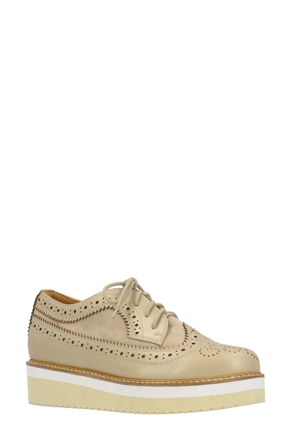 ラモールドピード レディース シューズ オックスフォード プラットホーム L\u0027Amour des Pieds Zorielle Platform Oxford Platino/ Taupe トープ