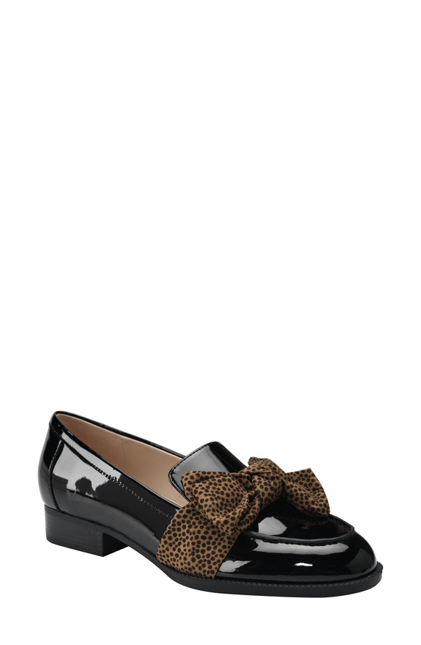 バンドリーノ レディース シューズ スリッポン・ローファー Bandolino Bow Loafer Black01