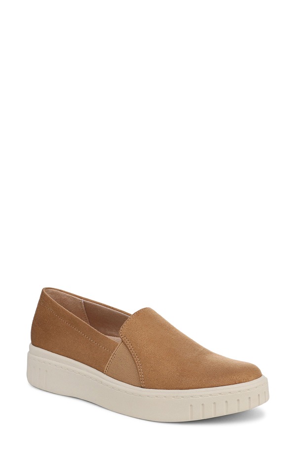 ライフストライド レディース シューズ スニーカー LifeStride Grandeur Slip-On Sneaker Honey Tan タン｜ReVida 店