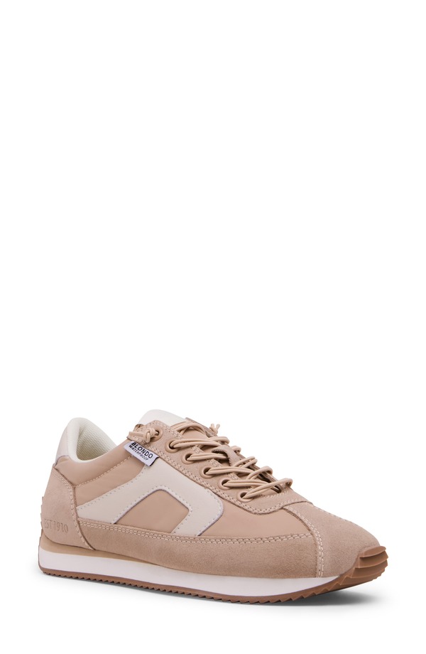 金髪 レディース シューズ スニーカー Blondo Emara Waterproof Sneaker Almond Suede