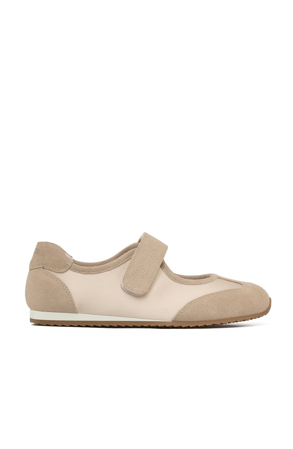 ジェースライズ レディース シューズ スニーカー JSlides Patricia Mary Jane Beige/Khaki カーキ｜ReVida 店