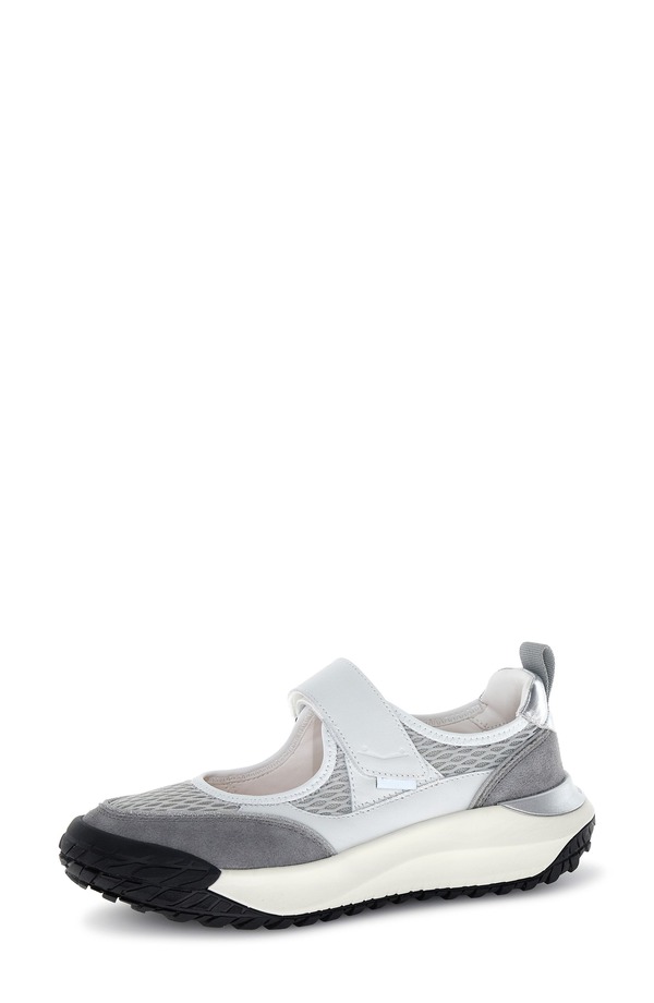 ボイルブランシェ レディース シューズ スニーカー Voile Blanche Club Act Babe Mary Jane Sneaker Lead Grey グレー｜ReVida 店