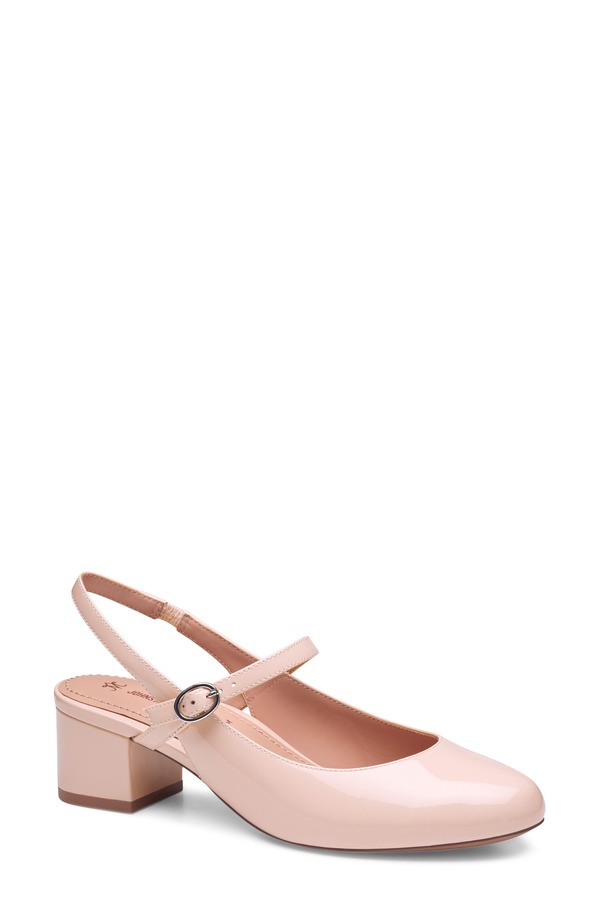 ジョンストンアンドマーフィー レディース シューズ パンプス Johnston \u0026 Murphy Sienna Mary Jane Slingback Pump Blush Patent Leather 毛はらい