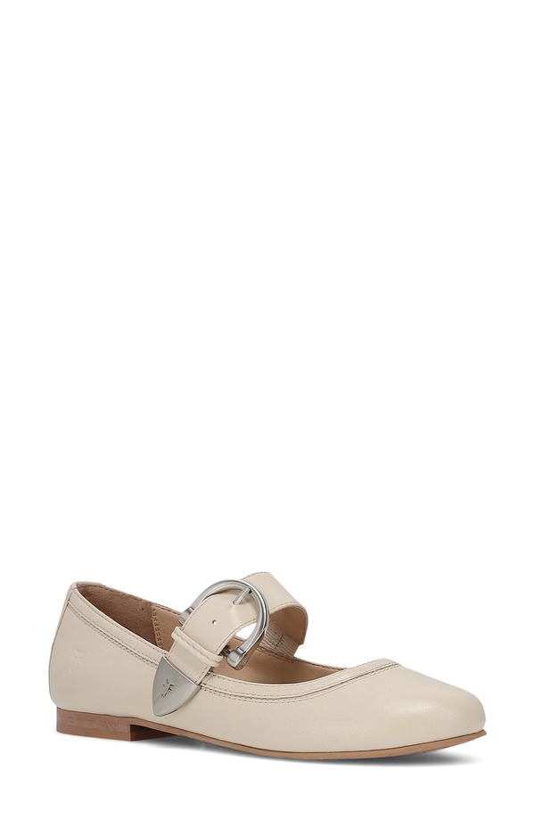 飛球 レディース シューズ パンプス Frye Carson Mary Jane Flat Ecru エクリュ