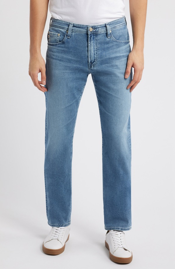 エージー メンズ ボトムス デニムパンツ ストレート ジーンズ AG Everett Slim Straight Leg Jeans 18 Years Atlanta