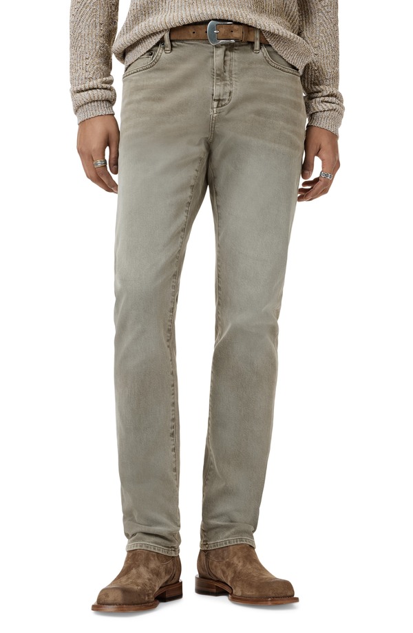 ジョンバルベイトス メンズ ボトムス デニムパンツ スリムフィット ジーンズ John Varvatoslim Fit Jeansage Brush セージ