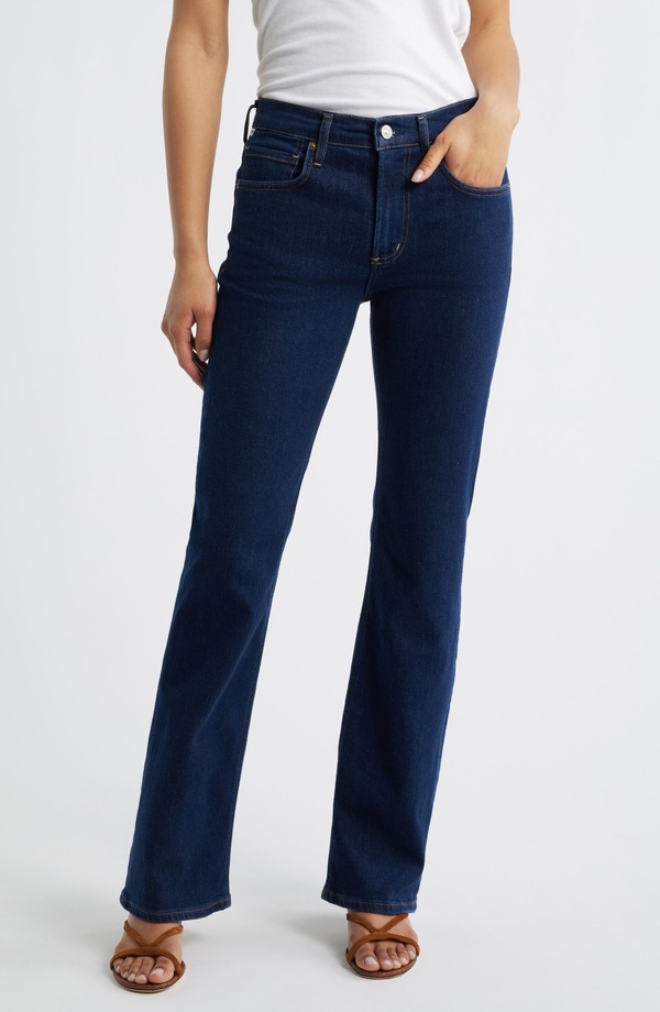 シチズンズ オブ ヒューマニティ レディース シューズ ブーツ・レインブーツカット ローライズ ジーンズ Citizens of Humanity Genova Low Rise Bootcut Jeans Dark Indigo インディゴ|ReVida 店