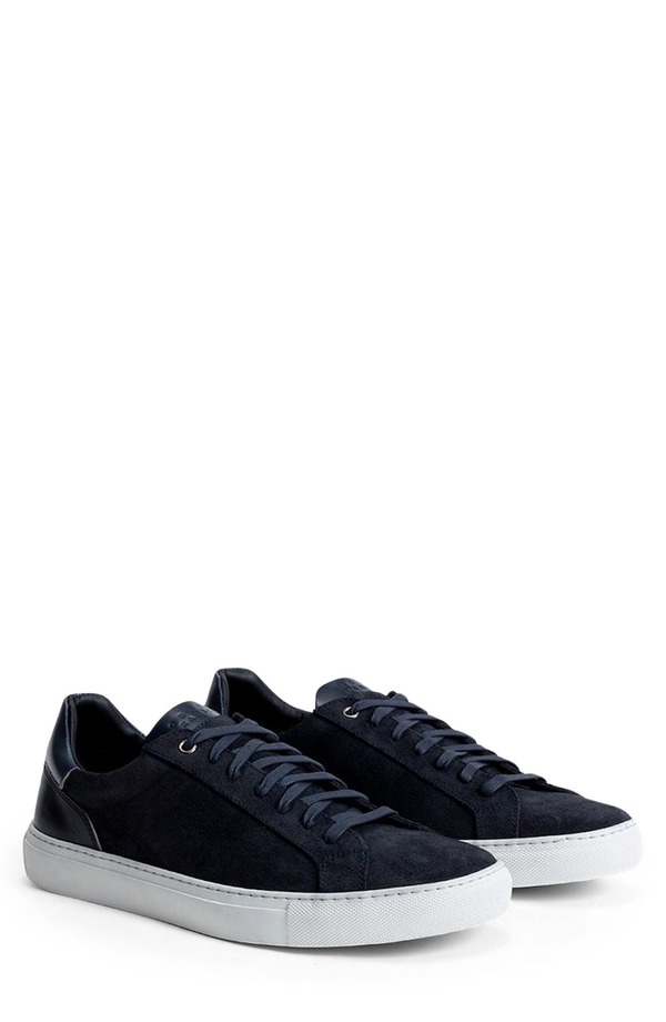 ロバートバラケット メンズ シューズ スニーカー スエード Robert Barakett Huberto Suede Low Top Sneaker Navy ネイビー