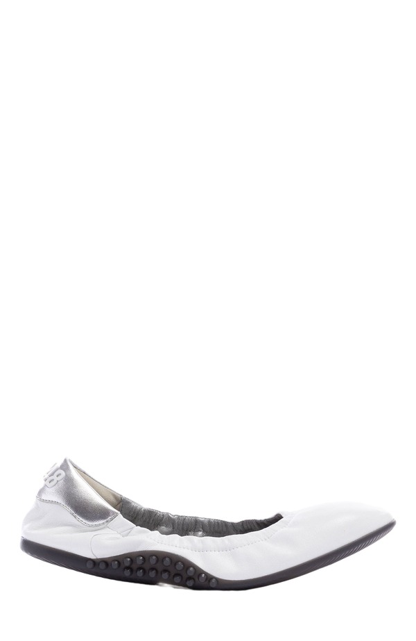 ピーフォーフォーエイト レディース シューズ パンプス P448 Stella Ballet Flat White/Silver ホワイト