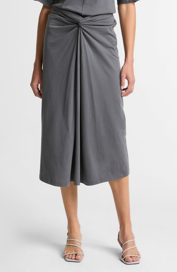 ヴィンス レディース ボトムスカート ミディ Vince Twist Front Midi Skirt Oceana