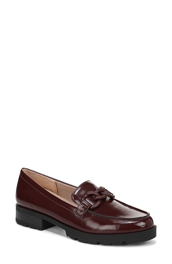 ライフストライド レディース シューズ スリッポン・ローファー LifeStride London 2 Chain Loafer Wine Red 赤いこと