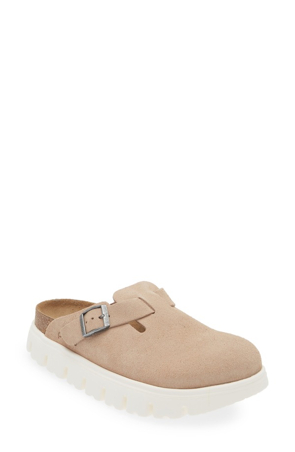 ビルケンシュトック レディース シューズ サンダル プラットフォーム Papillio by Birkenstock Boston Chunky Platform Clog Beige ベージュ|ReVida 店