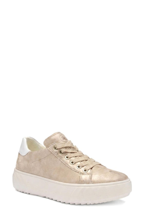 アラ レディース シューズ スニーカー プラットホーム ara Mikky Platform Sneaker Beige ベージュ