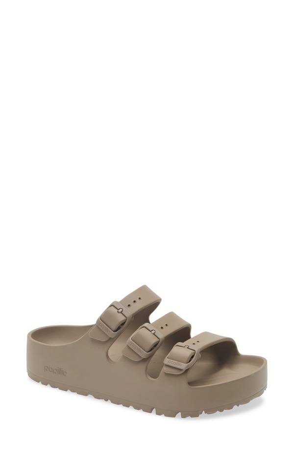 ビルケンシュトック レディース シューズ サンダル Papillio by Birkenstock Florida Flex Essentials Waterproof Sandal Gray Taupe 薄墨色