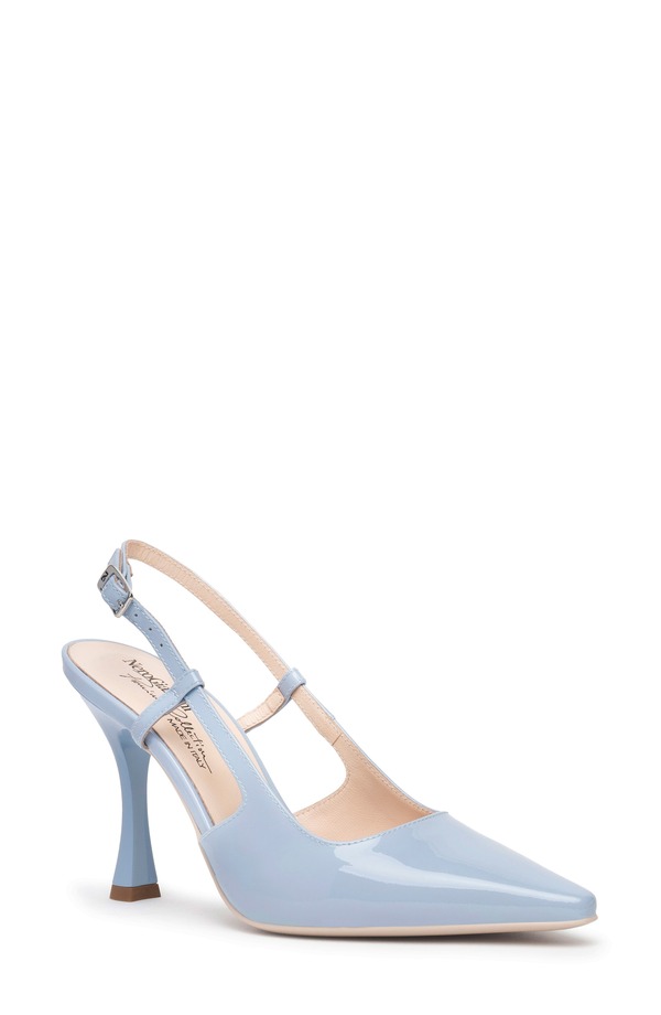 ネーロ ジャルディーニ レディース シューズ パンプス NeroGiardini Pointed Toe Slingback Pump Sky Blue 青色 パンプス-靴-レディース靴