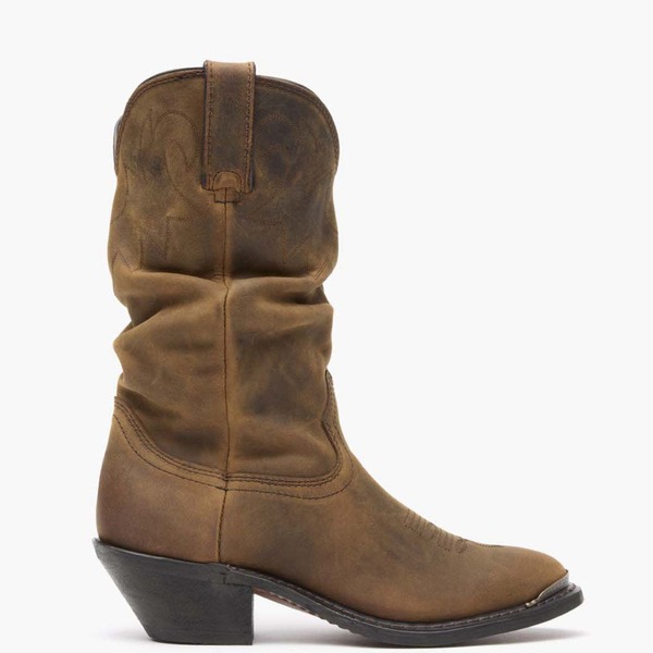 ドゥランゴ レディース シューズ ブーツ・レインブーツ DURANGO Women\u0027slouch Western Boot Distressed Tan タン