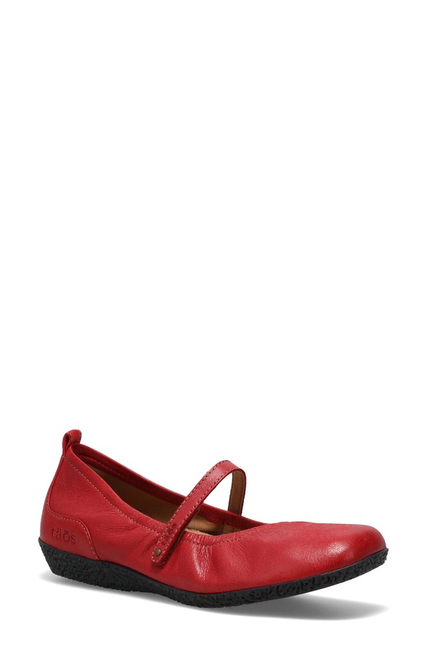 タウス レディース シューズ パンプス Taos Babble Mary Jane Flat Red 赤いこと