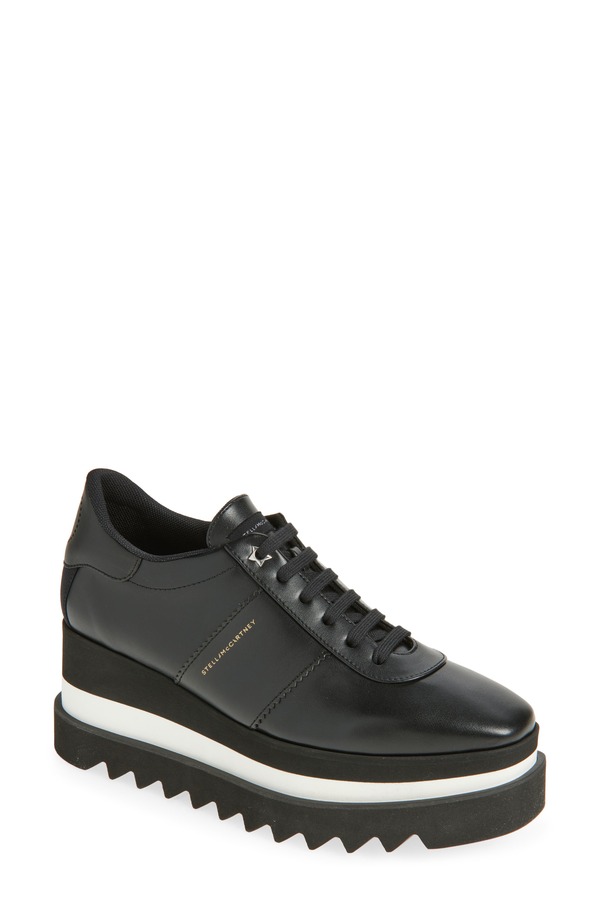 ステラマッカートニー レディース シューズ スニーカー プラットホーム Stella McCartney Sneakelyse Platform Sneaker Black 黒いこと