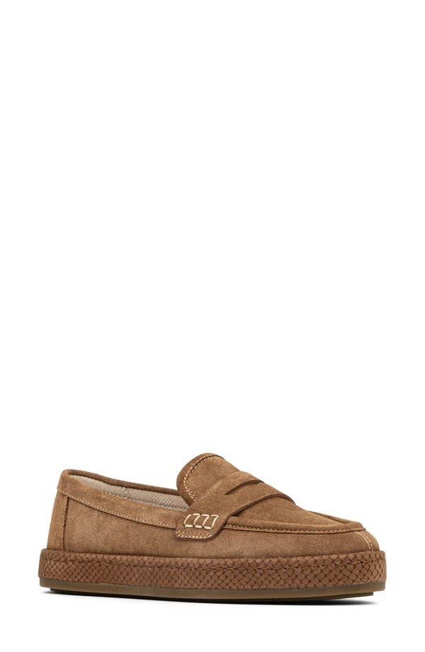 ドナルドプリネール レディース シューズ スリッポン・ローファー プラットフォーム Donald Pliner Genova Platform Loafer Saddle｜ReVida 店
