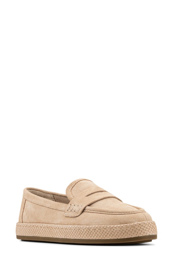 ドナルドプリネール レディース シューズ スリッポン・ローファー プラットフォーム Donald Pliner Genova Platform Loafer Sand サンド｜ReVida 店