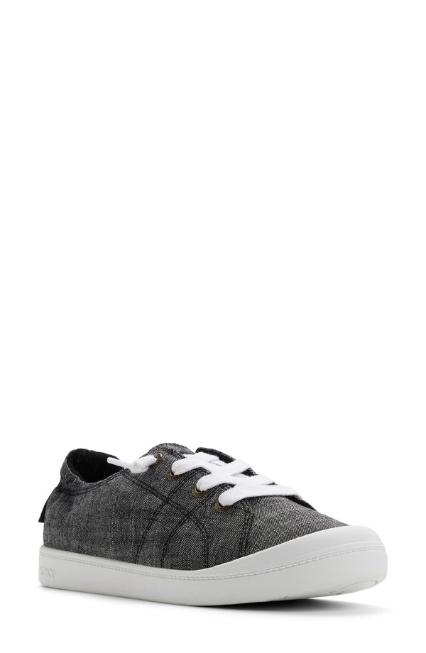 ロキシー レディース シューズ スニーカー つけ加える大きさ Roxy Bayshore Plus II Sneaker Open Black 黒いこと