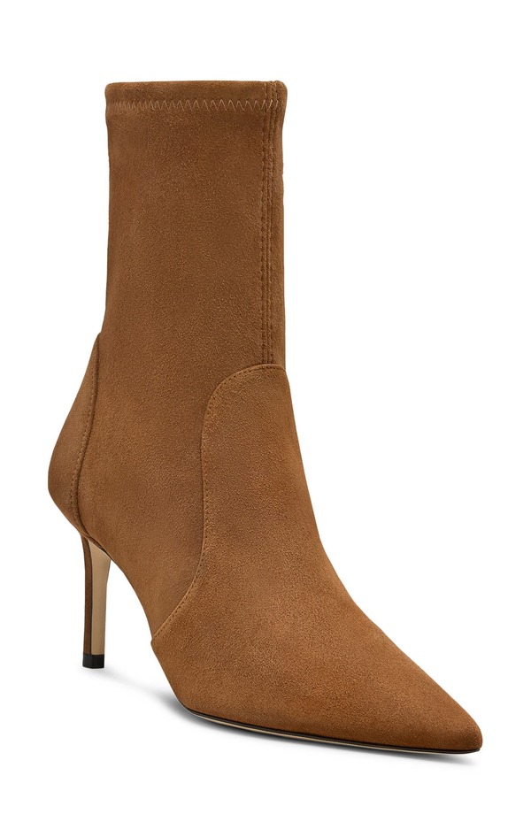 スチュアート ワイツマン レディース シューズ ブーツ・レインブーツ Stuart Weitzman Stuart Pointed Toe Bootie Toasted Almond