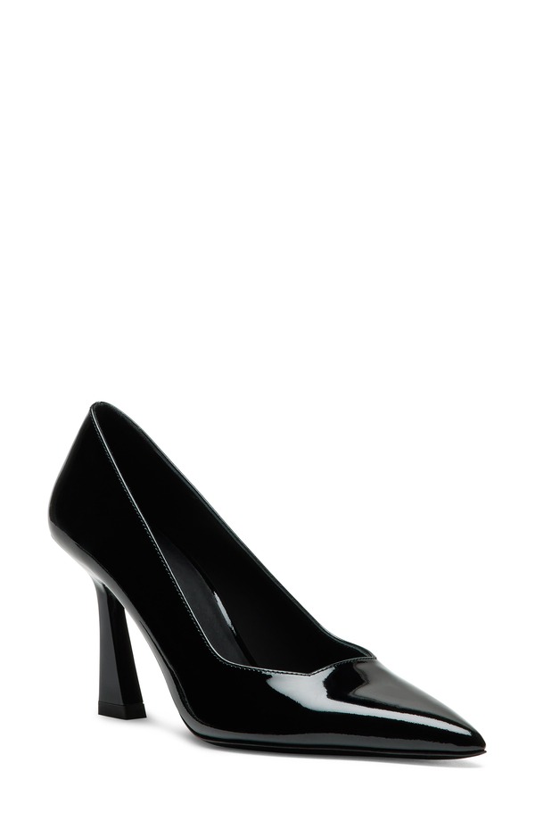 スチュアート ワイツマン レディース シューズ パンプス なめし革 Stuart Weitzman Vinnie 85 Patent Leather Pointed Toe Pump Black 黒いこと