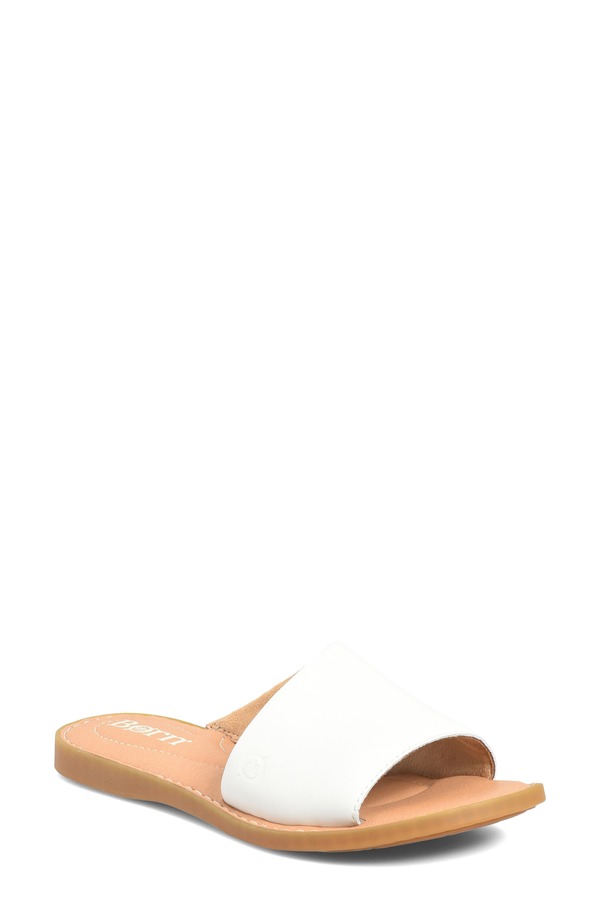 バーン レディース シューズ 踵 サンダル Brn Izabel Sandal Creametallic White 白いこと