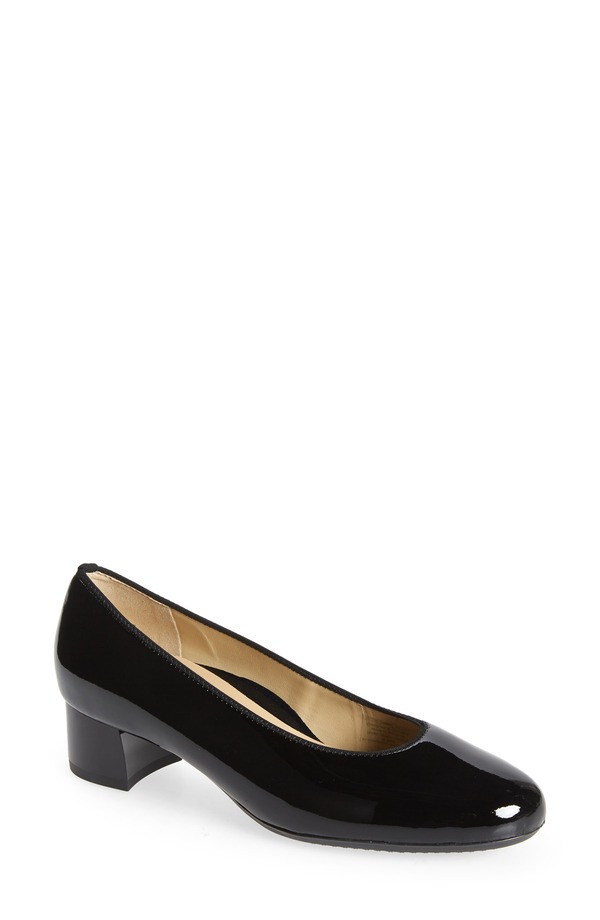 アラ レディース シューズ パンプス ara Vivian Pump Black Soft Patent Leather ブラック|ReVida 店