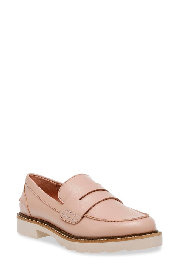 アンクライン レディース シューズ スリッポン・ローファー Anne Klein Emmylou Penny Loafer Blush ブラッシュ｜ReVida 店