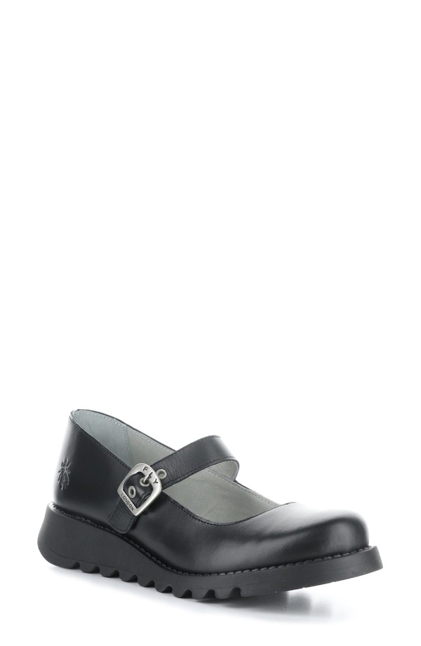 飛球英国の首都 レディース シューズ スリッポン・ローファー Fly London Samp Mary Jane Loafer Black Rug 黒いこと